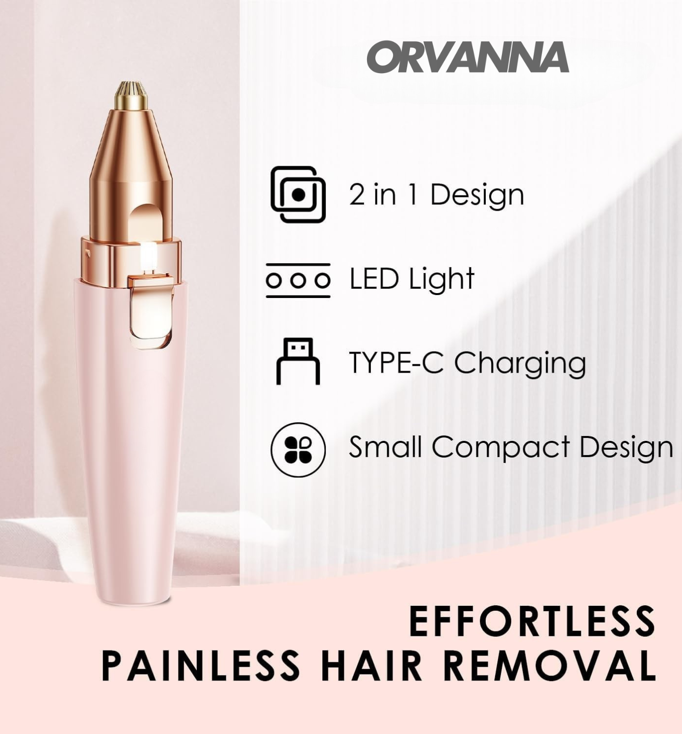 Orvanna Precision Eyebrow & Facial Trimmer