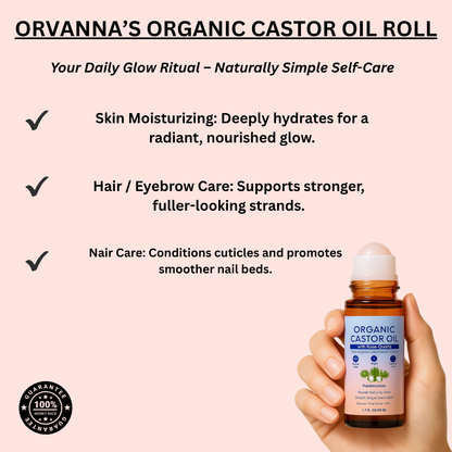 Orvanna Organic Castor Oil Roll-On